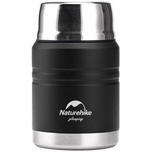 Термос для еды Naturehike NH20SJ041, 500ml, черный, 6927595767467 [NATUREHIKE]